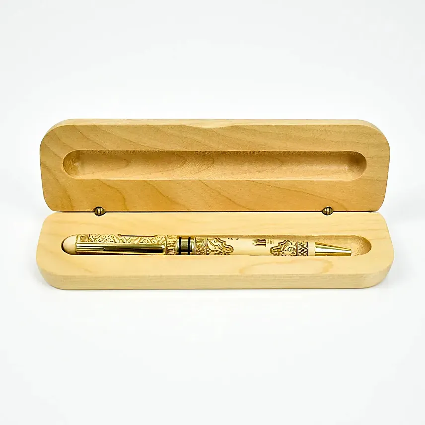 National Day Engraved Pen in Box: 