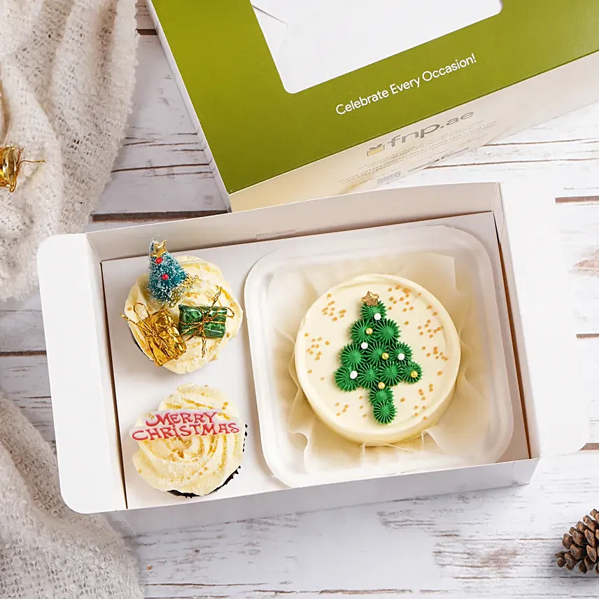Christmas Tree Bento Cake Box: Christmas Cakes